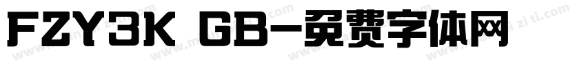 FZY3K GB字体转换